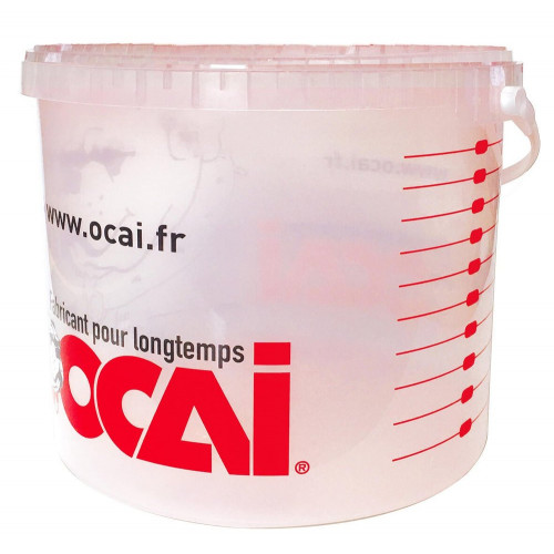 Seau doseur plastique 16, 6 litres, sans couvercle - OCAI