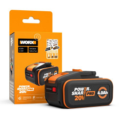 Batterie WORX, 20 V, 4 Ah Wa3644 lithium-ion de marque Worx, référence: B10017000