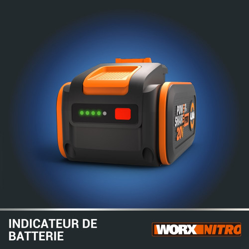 Batterie WORX, 20 V, 4 Ah Wa3644 lithium-ion - Worx