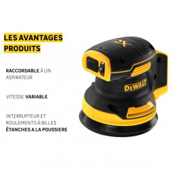 Ponceuse excentrique brushless (longévité et performance) DEWALT Dcw210nt-xj 18 - DeWALT