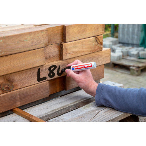 Marqueur permanent XL EDDING noir - Sans marque