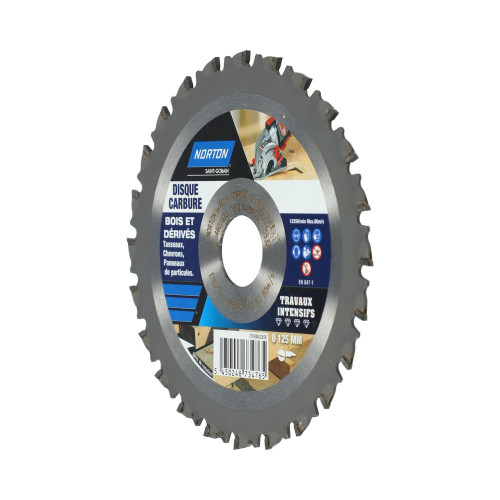 Disque intensif pour bois NORTON, Diam.125 mm - NORTON