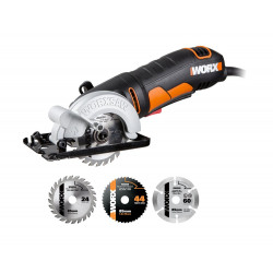 Scie circulaire filaire WORX, 400 W, 85 mm, Wx423.1 de marque Worx, référence: B10021600