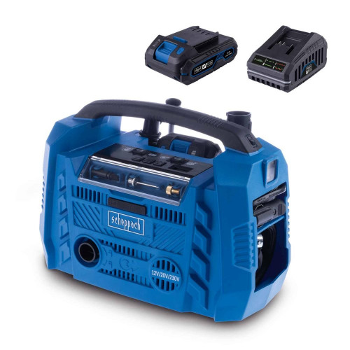 Compresseur de loisirs SCHEPPACH 20V Airforce6 - SCHEPPACH