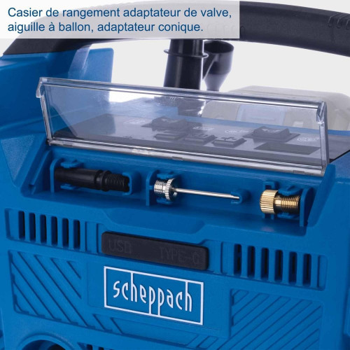Compresseur de loisirs SCHEPPACH 20V Airforce6 - SCHEPPACH