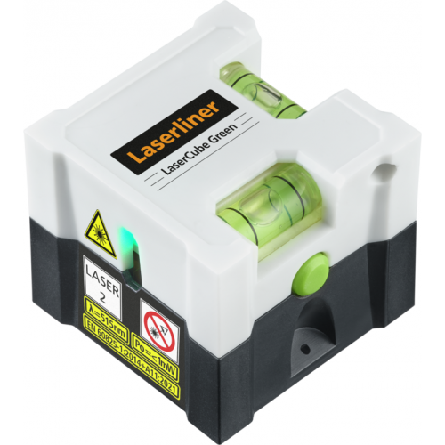 Niveau laser à ligne et bulle vert LASERLINER Laser Cube Green - LASERLINER