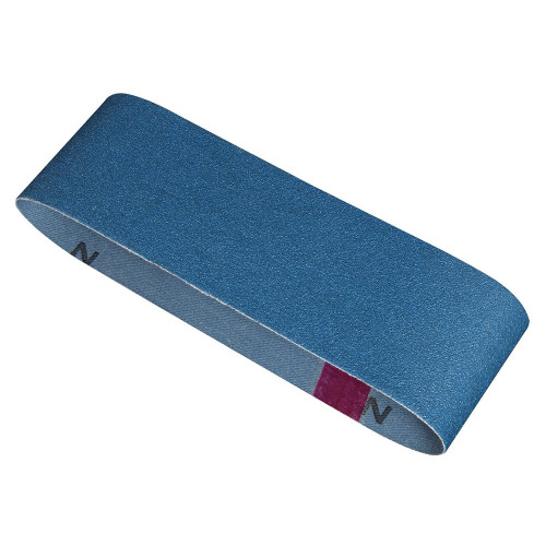 Lot de 4 bandes abrasives NORTON, 75 x 457 mm, grains 50 - NORTON