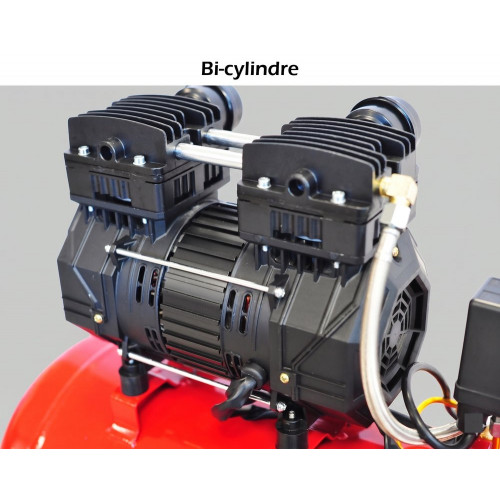 Compresseur 50L 2CV 8 bars sans huile SIL750 PRODIF - PRODIF
