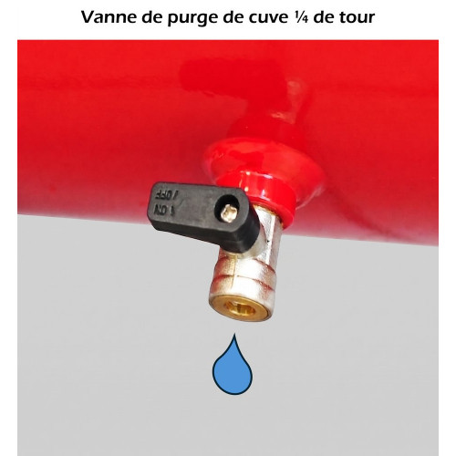 Compresseur 50L 2CV 8 bars sans huile SIL750 PRODIF - PRODIF