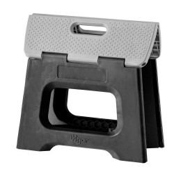 Marchepied pliable hauteur 23 cm VIGAR 1 marche gris - VIGAR