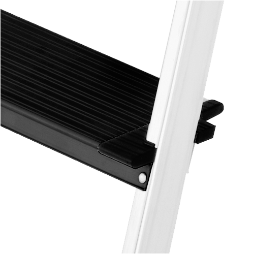 Escabeau pro aluminium HAILO XXL Blackline 6 marches avec tablette porte-outils - HAILO