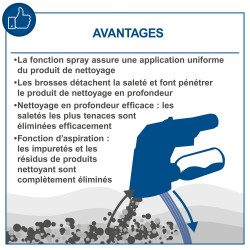 Embout aspirateur Shampouineuse, 350 ml, prb300, SCHEPPACH - SCHEPPACH
