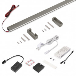 Kit barre de penderie Luxe LED Neonlynx 900 mm - détecteur RF Smart 2700 K de marque EMUCA, référence: B10027600