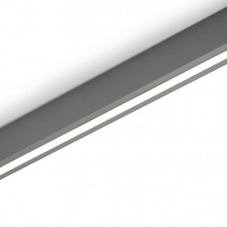 Kit barre de penderie Luxe LED Neonlynx 1150 mm - titane - détecteur RF Smart 2700 K - EMUCA