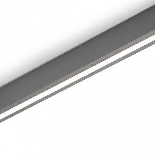 Kit barre de penderie Luxe LED Neonlynx 1150 mm - titane - détecteur RF Smart 2700 K - EMUCA