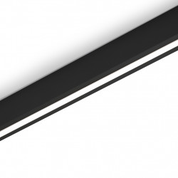 Kit barre de penderie Luxe LED Neonlynx 1150 mm - noir texturé - détecteur RF Smart 2700 K - EMUCA