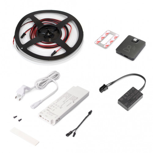 Kit ruban LED - Neonlynx V 5 m - blanc chaud 2700 K avec détecteur RF Smart - EMUCA