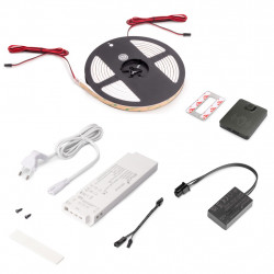 Kit ruban LED Neonlynx H 5 m - blanc naturel 4000 K avec capteur RF Smart de marque EMUCA, référence: B10028300