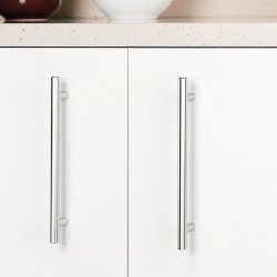 Lot de 10 poignées de meuble Orlando 136 mm - entraxe 96 mm nickel satiné - EMUCA