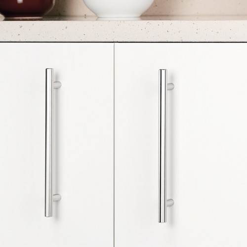 Lot de 10 poignées de meuble Orlando 136 mm - entraxe 96 mm nickel satiné - EMUCA
