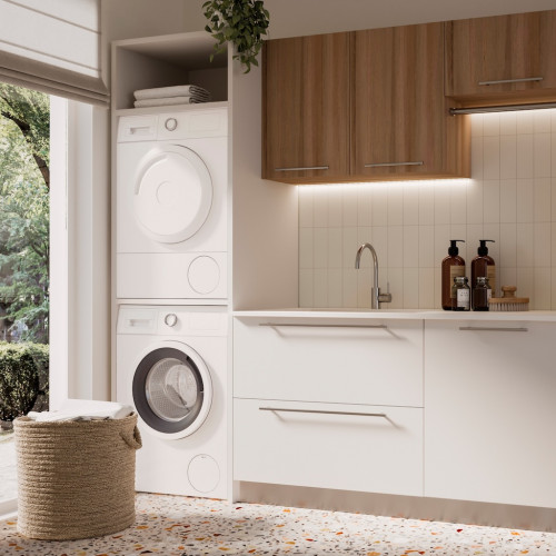 Lot de 10 poignées de meuble Orlando 136 mm - entraxe 96 mm nickel satiné - EMUCA