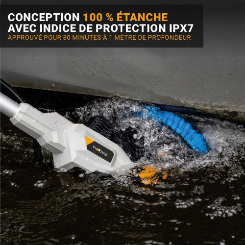 Brosse motorisée sans fil brushless - Twin Brush - Maxxpack 18V - vendue sans batterie ni chargeur - Batavia