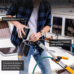 Brosse motorisée sans fil brushless - Twin Brush - Maxxpack 18V - vendue sans batterie ni chargeur - Batavia