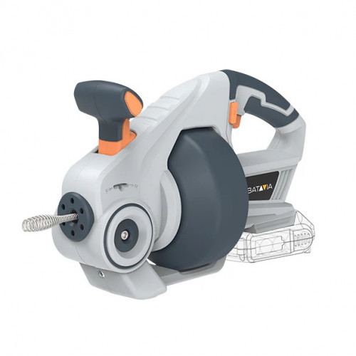 Déboucheur de canalisation sans fil - Maxxpack 18V - 6,8 m - vendu sans batterie ni chargeur - Batavia