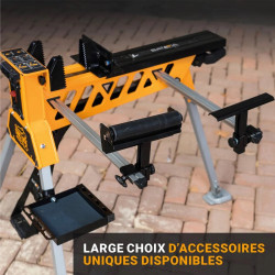Établi pliant et station de serrage portable - Croc Lock - Batavia
