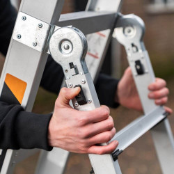Échelle combinée 3-en-1 - télescopique - jusqu’à 3,5 m - Batavia