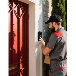 Portier vidéo sans fil nomade - écran LCD 3 pouces et vision nocturne - Link2home