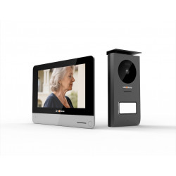 Portier vidéo connecté avec écran couleur 7 pouces - caméra 1080p et badges RFID de marque Link2home, référence: B10031000