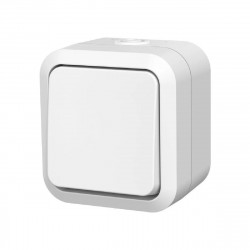 Poussoir étanche blanc IP55 - connexion automatique 250 V de marque Quarx, référence: B10032400