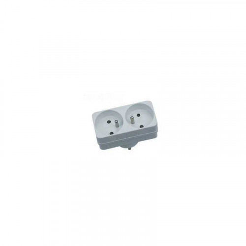 Biplite 2 prises 16 A façade - adaptateur multiprise avec protection surcharge - Gao