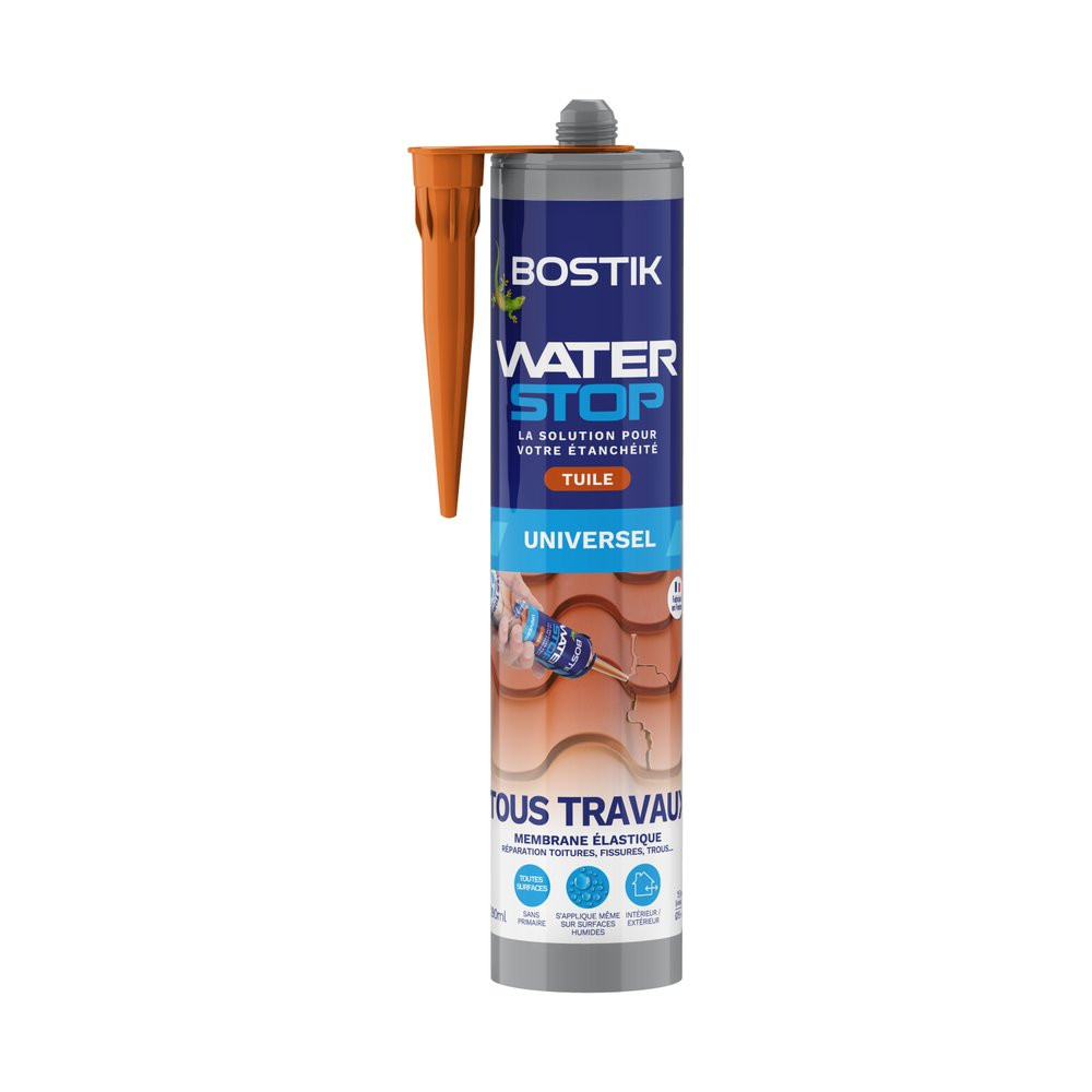 WATERSTOP MASTIC CARTOUCHE 290ML TUILE BOSTIK 30626393 - vue 3
