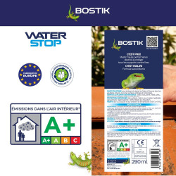 Membrane d'étanchéité Waterstop BOSTIK 290ML TUILE - Bostik
