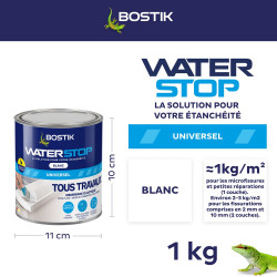 Membrane d'étanchéité Waterstop blanc BOSTIK 1KG - Bostik