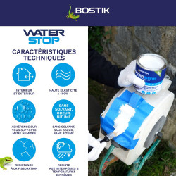 Membrane d'étanchéité Waterstop blanc BOSTIK 1KG - Bostik