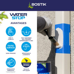Membrane d'étanchéité Waterstop blanc BOSTIK 1KG - Bostik