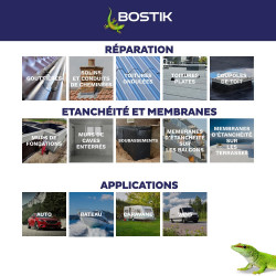 Membrane d'étanchéité Waterstop blanc BOSTIK 1KG - Bostik