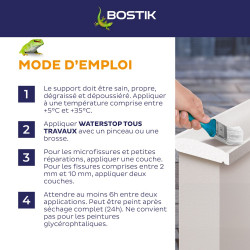 Membrane d'étanchéité Waterstop blanc BOSTIK 1KG - Bostik