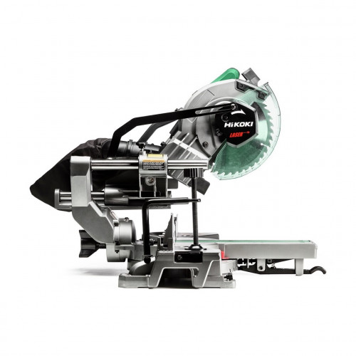 Scie radiale à coupe d'onglet - Ø216mm capacité 305mm 1100W alésage 30mm + - laser et LED - Hikoki