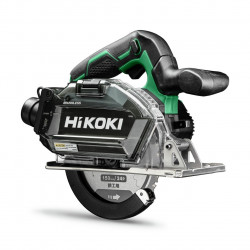 Scie circulaire MultiVolt - 36V Ø150 Brushless solo capacité 58mm - métal HitCase IV de marque Hikoki, référence: B10038100