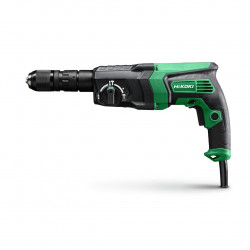 Perfor-burineur SDS + - 830W 26mm 2,9J - 3 modes - 3kg - mandrin automatique - coffret HitCase de marque Hikoki, référence: B10041900