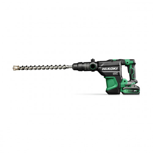 Perforateur-burineur SDS Max - 40mm MultiVolt 36V 4Ah 9,2J - EPTA Brushless 4 vitesse UVP LVH RFC coffret - Hikoki