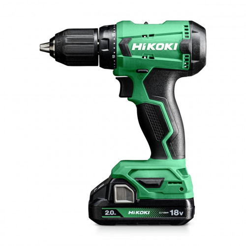 Perceuse visseuse - 50Nm 18V 2Ah Li-ion Compact mandrin 13mm 3,4kg - en coffret - Hikoki