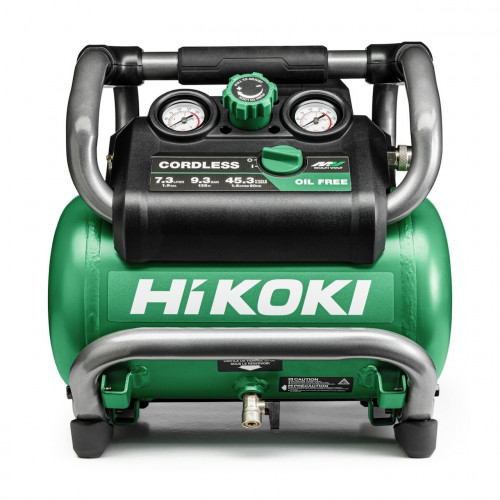 Compresseur - 36V - 7,3l - 135 PSI - compatible ET36A - carton - Dépression maximum 9,3mbar - Hikoki