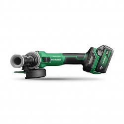 Meuleuse - Ø125mm 18V 5Ah - Brushless interrupteurautobloquant - poignée anti-vibration HitCase de marque Hikoki, référence: B10047300