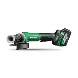 Meuleuse - Ø125 - MultiVolt - 36V 2,5Ah - Brushless - Frein - interrupteurhomme mort LVH - HitCase de marque Hikoki, référence: B10048600
