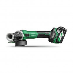 Meuleuse - Ø125mm MultiVolt 36 et 18V 2,5 et 5Ah - Brushless interrupteurautobloquant HitCase de marque Hikoki, référence: B10048800